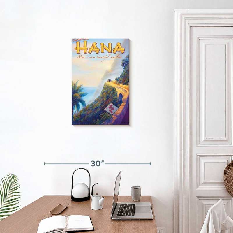 Aime Visit Hana, 24" H x 16" W
