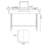 Makeup Vanity with Light mirror,2 drawers,1 chair
