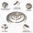 HIGH CAPACITY 250,000 BTU Fire Pit Burner Pan & Ring with PRO Connection Kit