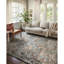 Tapis oriental bleu / orange / beige Woodsdale-1324908381