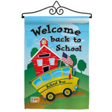 Double Sided 18.5'' H x 13'' W Polyester Graduation Flag Set
