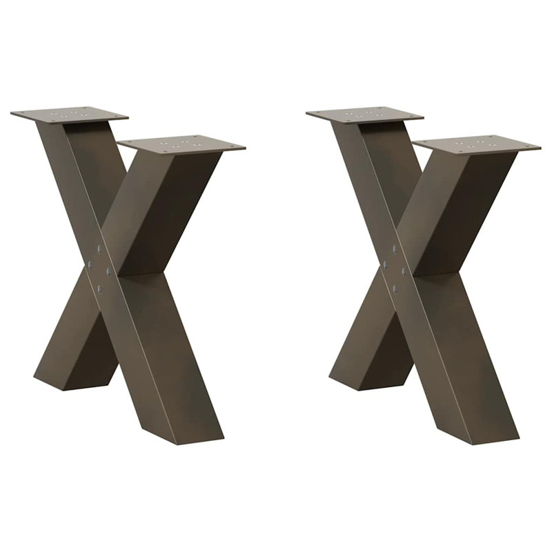 Holldorff Table Leg, White, 31cm H x 60cm W x 4cm D