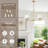 4-Light Dimmable Classic And Traditional Shaded Liner Pendant-1495415202