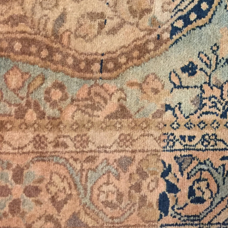 Tapis persan rétro Kerman