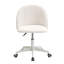 Height Adjustable Vanity Chair Dressing Stool with Wheels