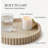 Modern Minimalist Round Decorative Tray, Coffee Table Centerpiece Tray for Living Room Home Decor