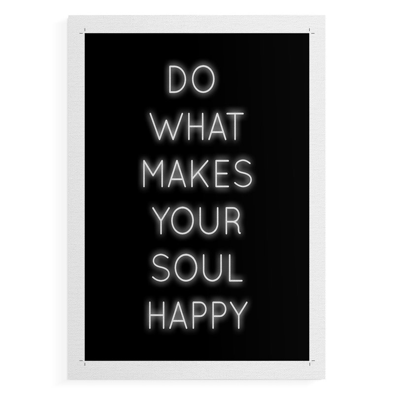 Soul Happy - Toile imprimée seulement - NON-CADRE