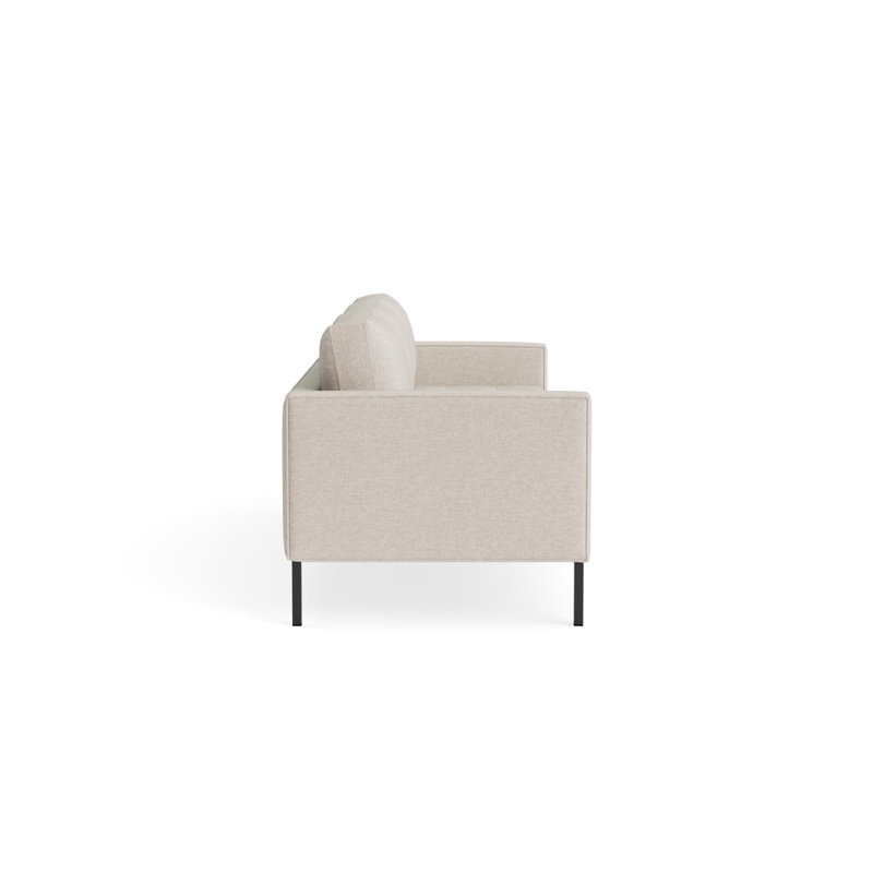 MTO - Paramount Sofa Metal Legs, 32" H x 95" W x 34" D, Landa Stone