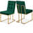 Chakevia 19'' H Tufted Velvet Upholstered Metal Side Chair-760109692-765445693