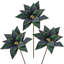 Tige de poinsettia 21 "Gentlemen's Plaid