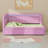 Upholstered Platform Bed With USB Ports And LED Belt, With 2 Drawers-1921460618