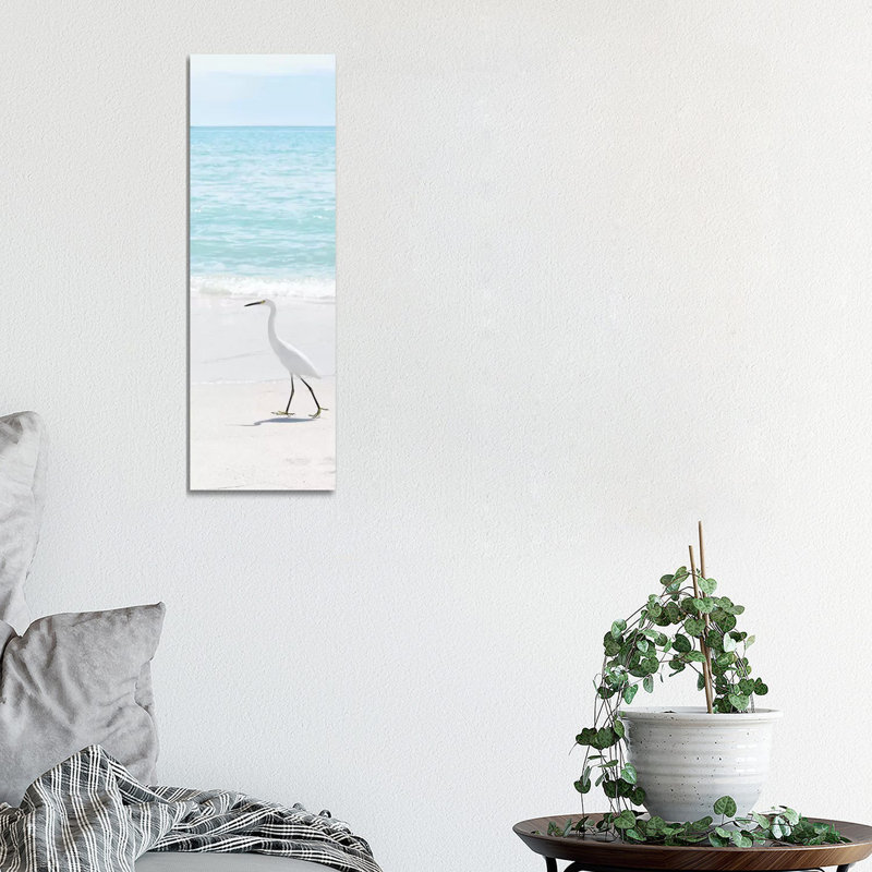 Summer Egret II by Natalie Carpentieri - Wrapped Canvas Panoramic Gallery-Wrapped Canvas Giclée