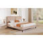 Lit moelleux simple et moderne avec dossier confortable et cadre en bois stable pour les chambres confortables-12899511-12899510