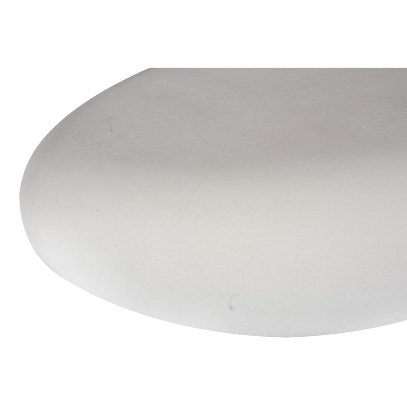 River Stone Solid Coffee Table, 18" H x 66" L x 42" W, Roman Stone