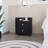 Nightstand Csmet, Metal Handle, Two Drawers, Nightstand-1021162540