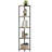 Swade 64.9" H x 12.2" W Corner Bookcase-654329020