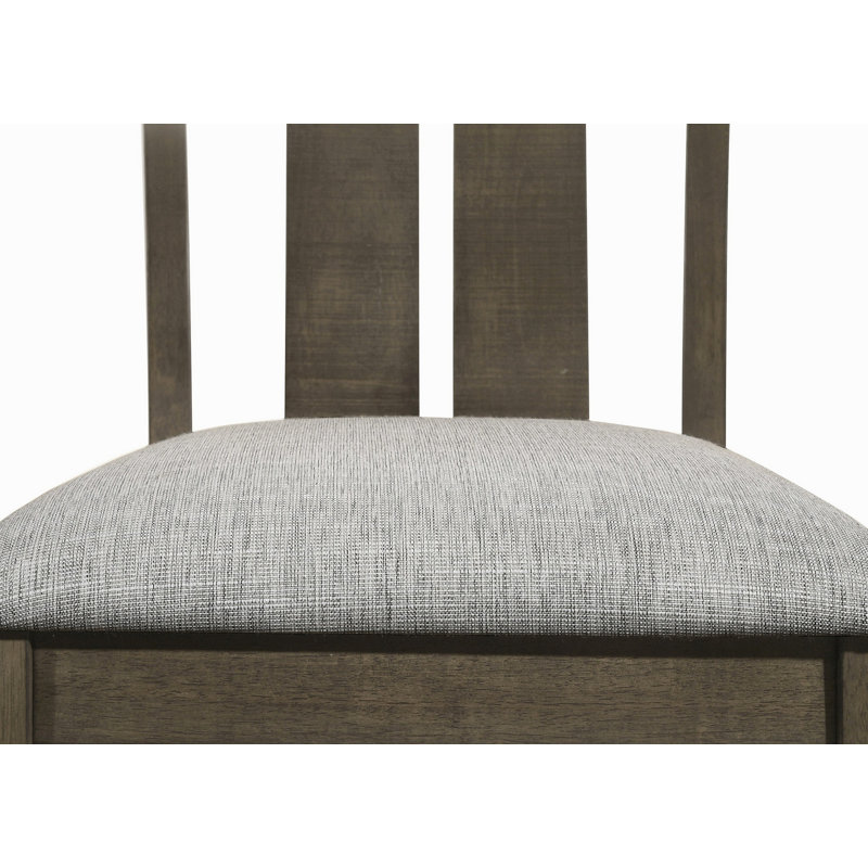 2 chaises de salle à manger rembourrées rustiques 2 pièces