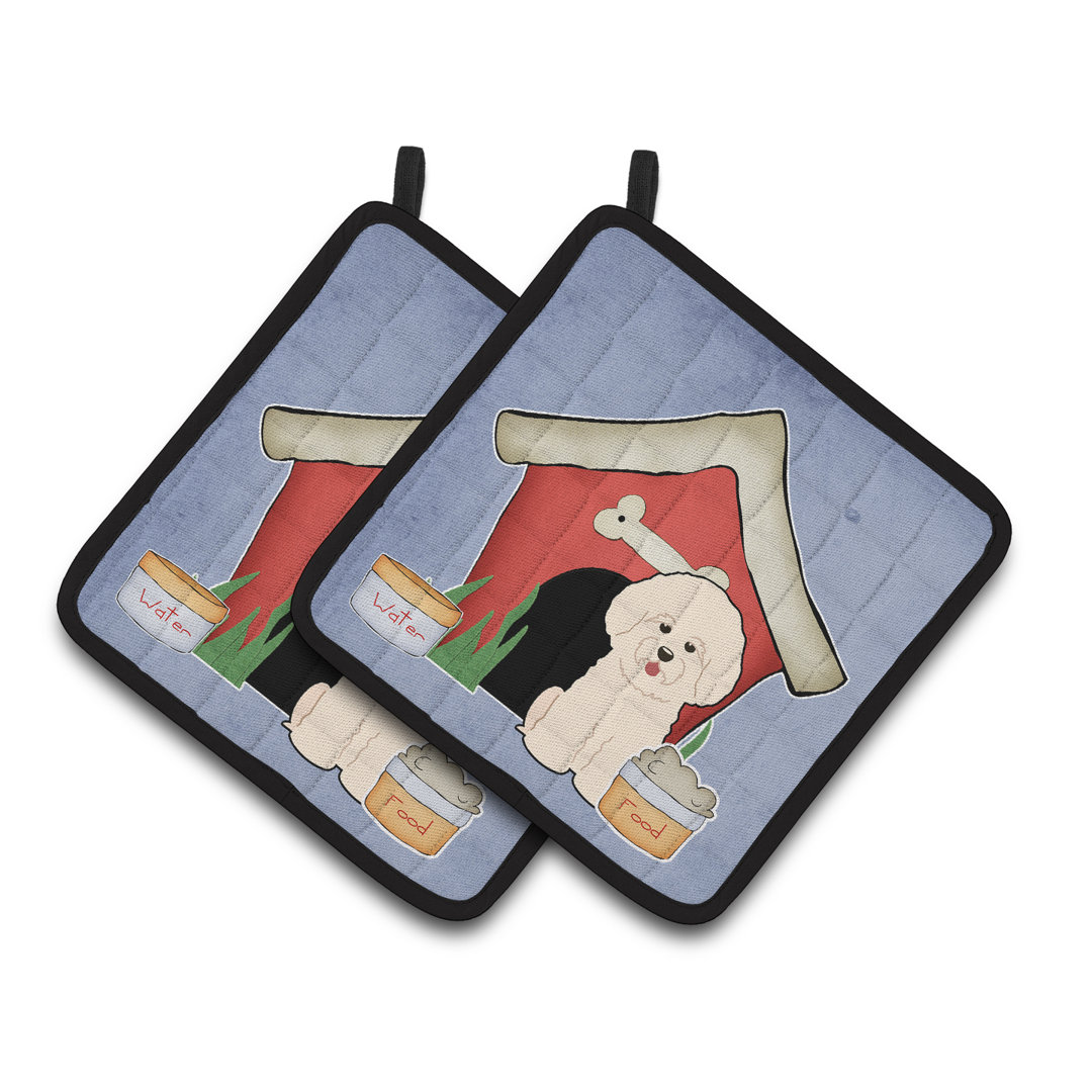 Caroline's Treasures Dog House Polyester Potholder (Set of 2) Caroline's Treasures
