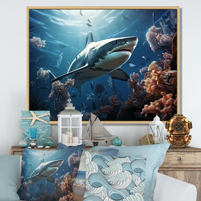 «Coral Sharks Ballet I» sur toile