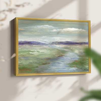 «Meadow Stream I», reproduction encadrée