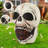 Halloween Inflatable 4 Ft Scary Halloween Inflatables Skull Outdoor Decorations Colorful Dimming Skull With Built-in Magic Leds