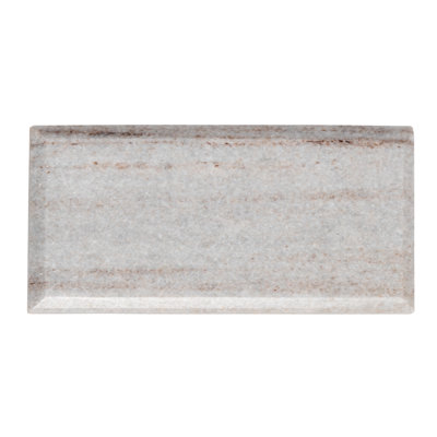 3" X 6" Beveled Marble Subway Tile