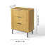 Commode 3 tiroirs en bois massif 