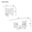 Ensemble de 2 tables basses avec plateau spacieux et tablette inférieure ouverte-1712751617