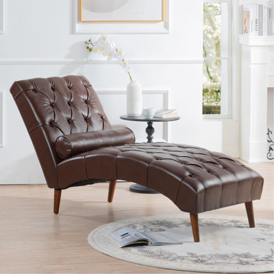 Chaise longue rembourrée
