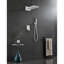 Système de douche, pomme de douche cascade avec douche à main, ensemble de robinet de douche mural pour salle de bain