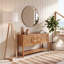 Console en bois massif 45,7 po Sadie-19017499