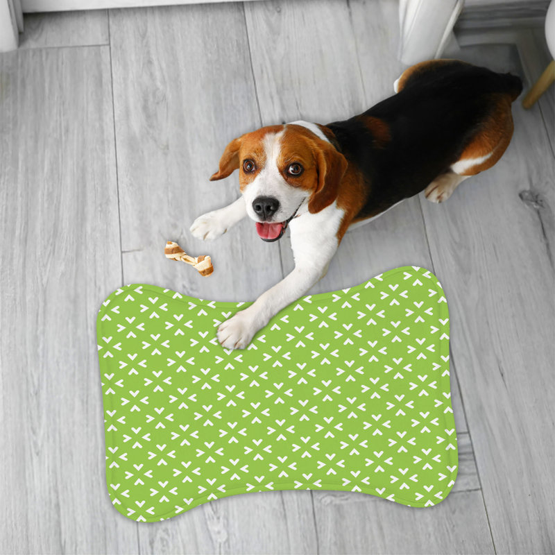 Tapis d'alimentation en os bleu 1 pièce
