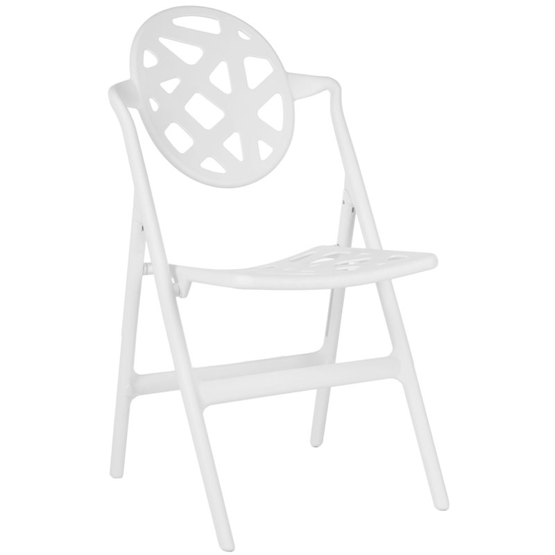 Chaise pliante Ditrich, Blanc
