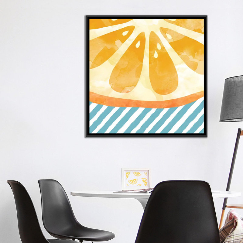 « abstract », impression sur toile, H 37 po x l 37 po x P 1,5 po, Toile avec cadre noir, Pas de tapis