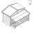 Dog House With Partition Panel - Divide Space As Needed Spacious Interior And Windproof Function Pet's Comfort