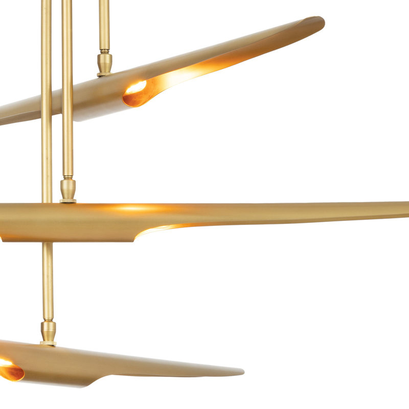Concorde Chandelier (Natural Brass)