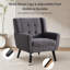 Ensemble de 2 fauteuils capitonnés rembourrés à dossier large-1460379003