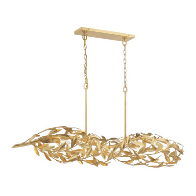  Glossop 50.5'' Antique Gold Linear Chandelier