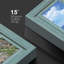 «Window View Italian Cliffside House On The Coast Nature Images Modern Art Rustic Scenic Ultra» sur toile-98448886