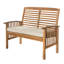 Solid Wood Acacia Outdoor Bench-342761462