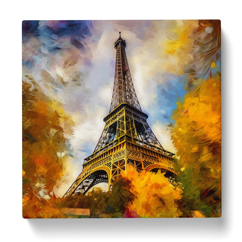 Eiffel Tower Impressionism - Print