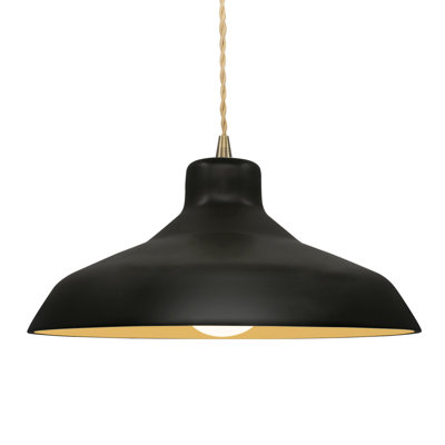 Luminaire suspendu en forme de dôme à 1 lumière Fallon