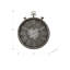 Clocks, 24" Round, Gear Mechanism, Wall Clock, Grey, Transitional