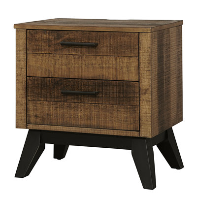 Table de chevet 2 tiroirs Bixie