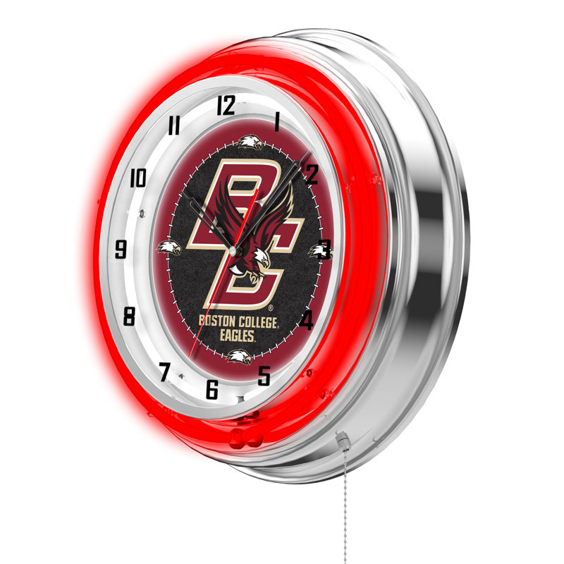 Horloge murale 19 po NCAA, Eagles du Collège Boston