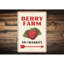 Enseigne en aluminium Berry Farm-58217839