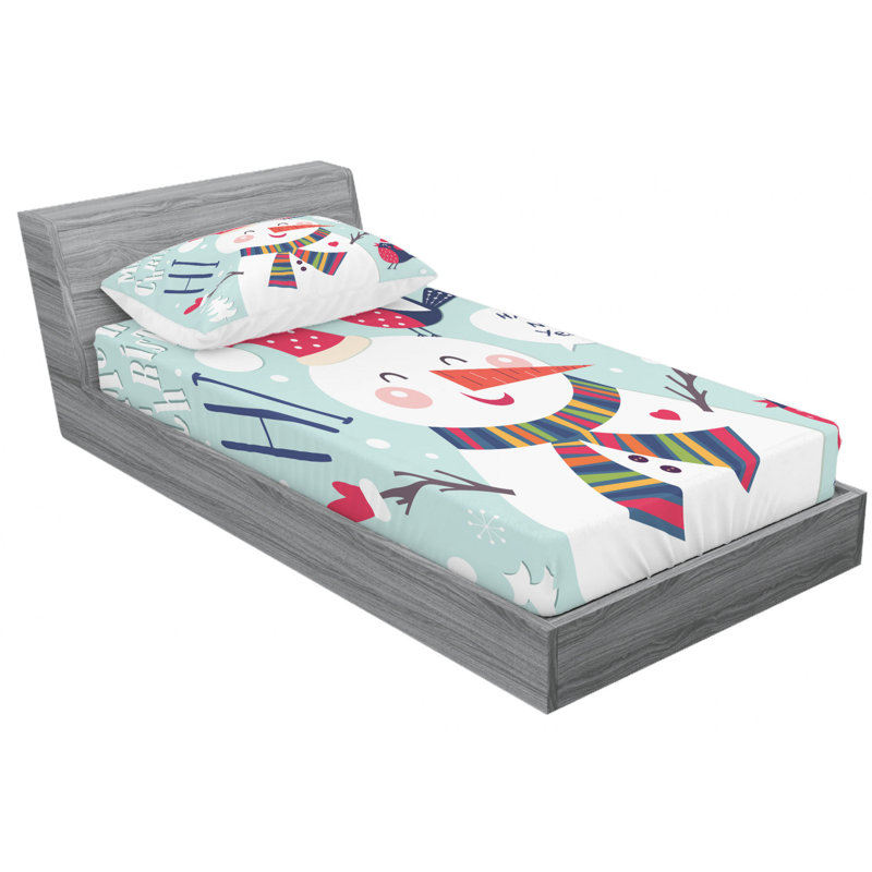 Microfiber Sheet Set, Twin XL Sheet Set with Fitted Sheet