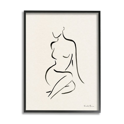 Minimal Nude Outline par Farida Zaman