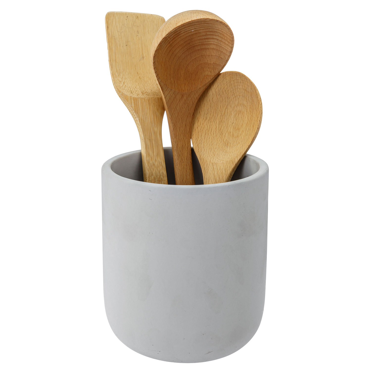 Oggi - Ceramic Utensil Holder, Black