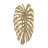 Distinctive Gold Leaf Wall Decoration, 18.9x13.4x1.4", Aluminum Craftsmanship Gorgeous Decorative, Made Of